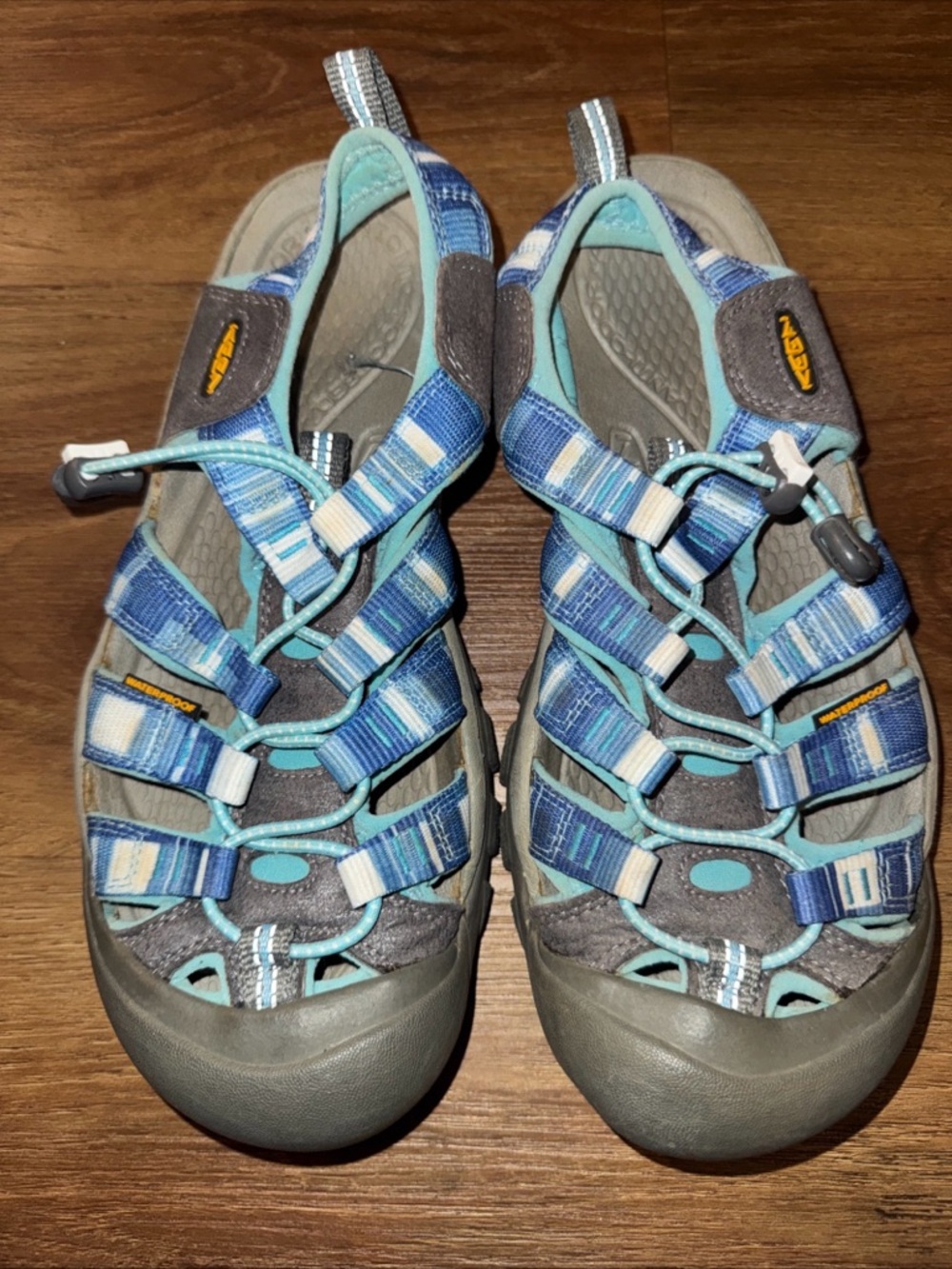 Women’s Keen waterproof sandals 8 turquoise blue - Picture 3 of 8